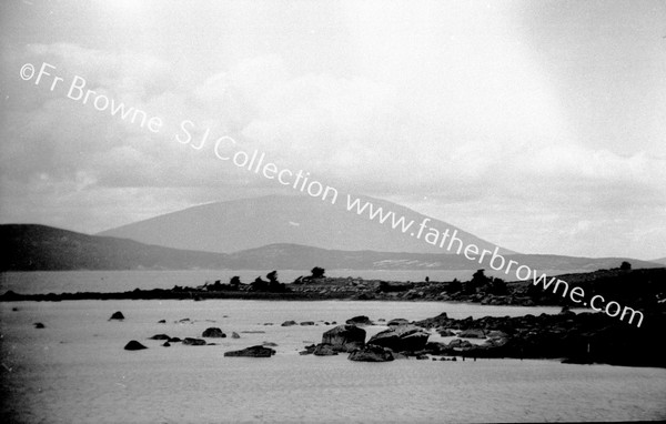 MOUNT NEPHIN FROM TRAIN LOOKING OVER L CULLEN